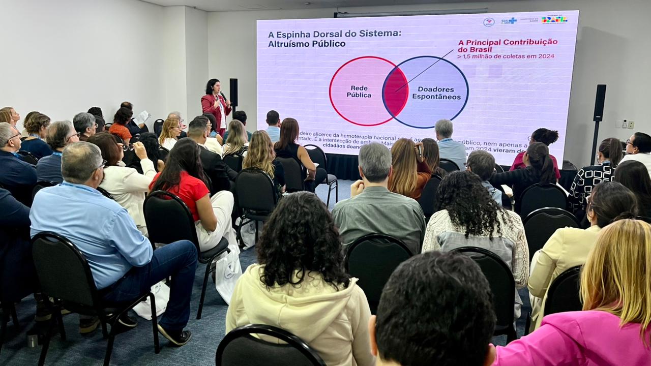 Brasília recebe a 1ª Reunião da Hemorrede Pública Nacional durante as celebrações dos 25 anos do SINASAN