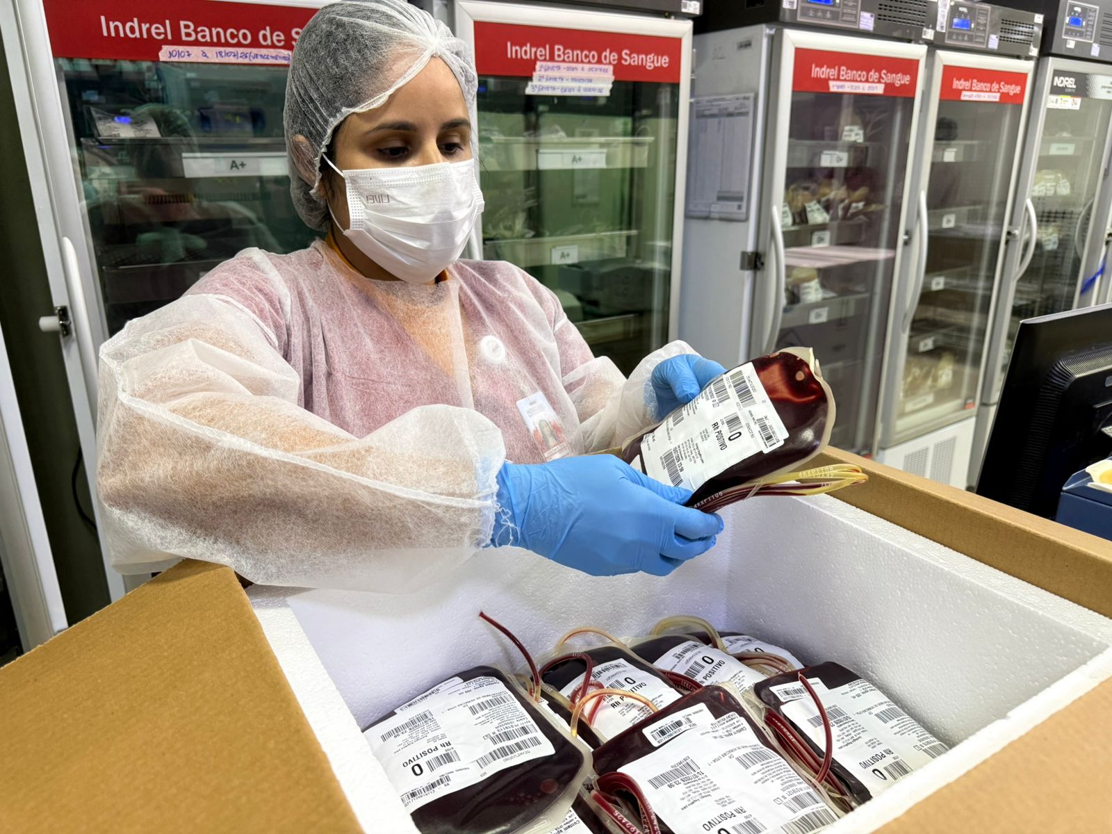 Goiás envia mais de mil bolsas de sangue para reforçar estoques em outros estados