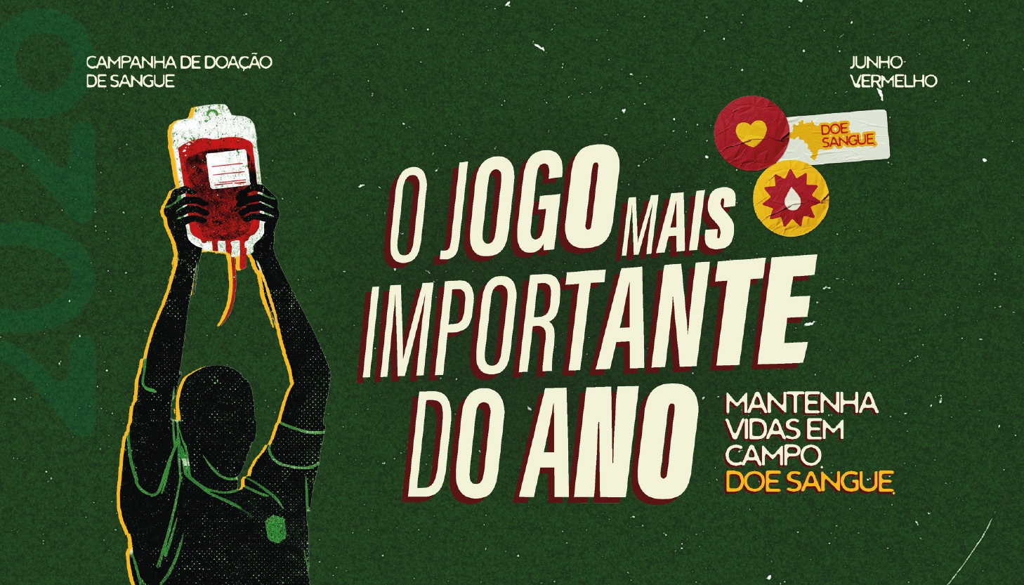 Campanha Junho Vermelho 2026 entra em campo no clima da Copa do Mundo