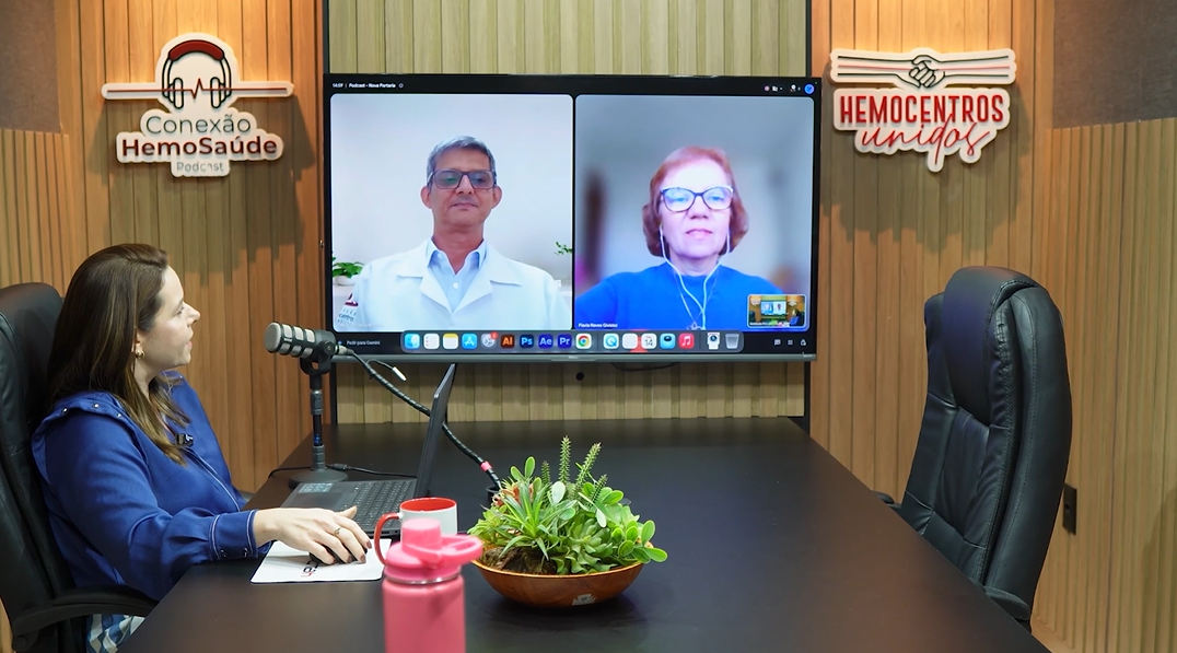 Podcast apresenta regras da nova Portaria da Hemoterapia para o processamento do sangue