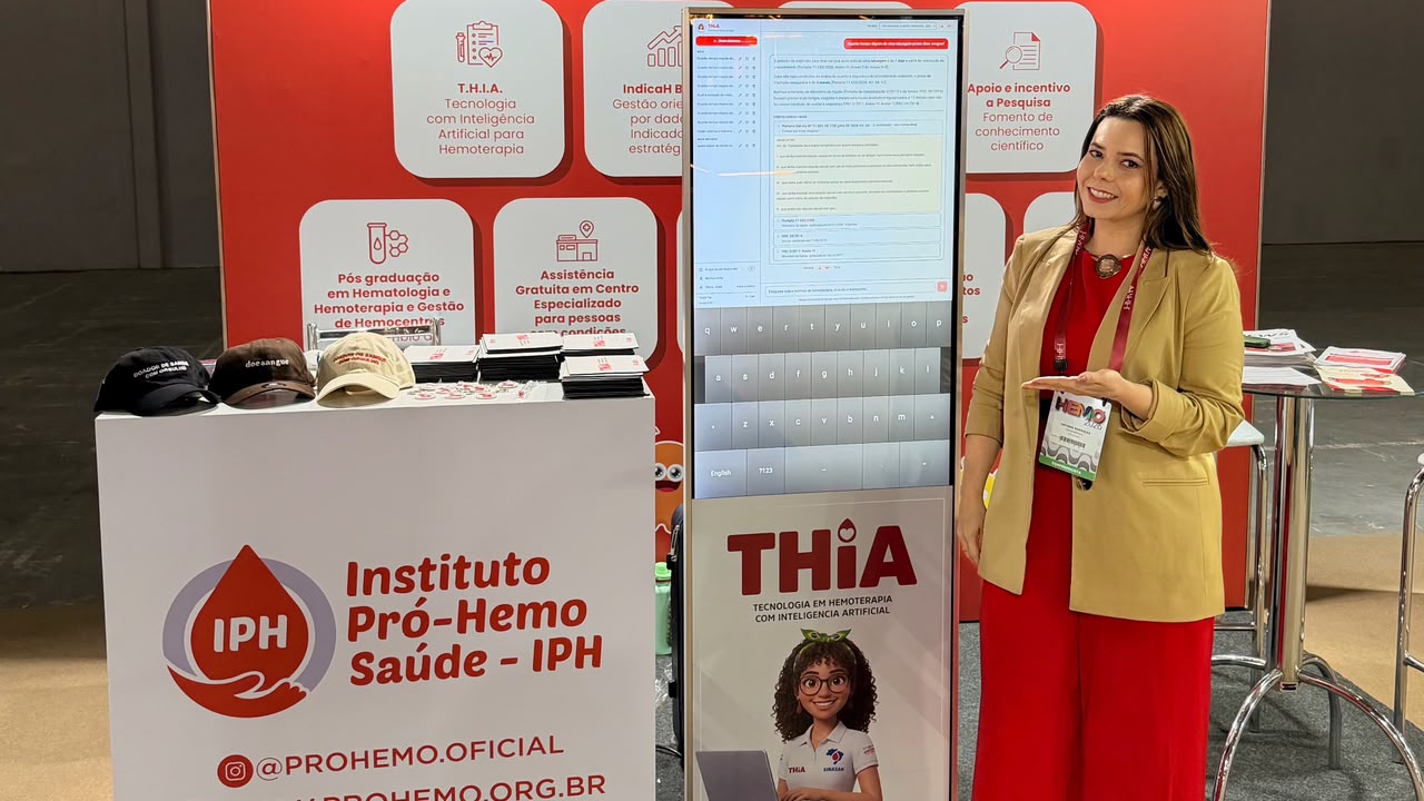 Hemocentros Unidos apresentam inteligência artificial para hemoterapia no HEMO 2026